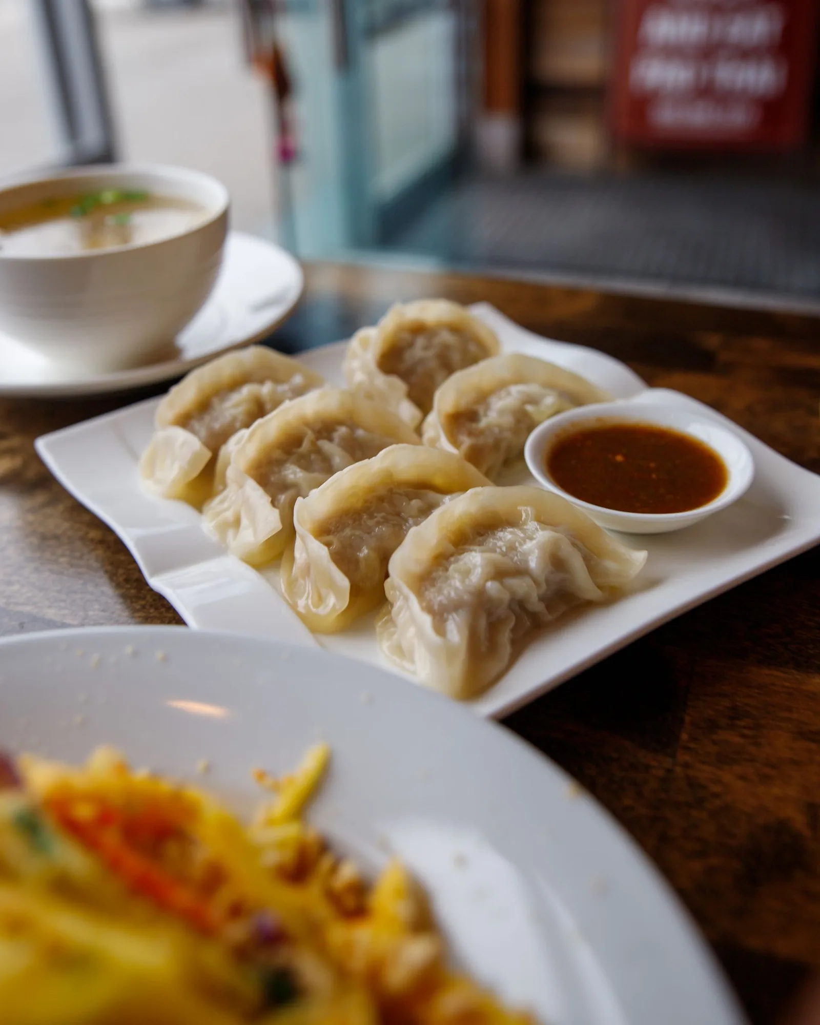 Steamed vegetable dumplings