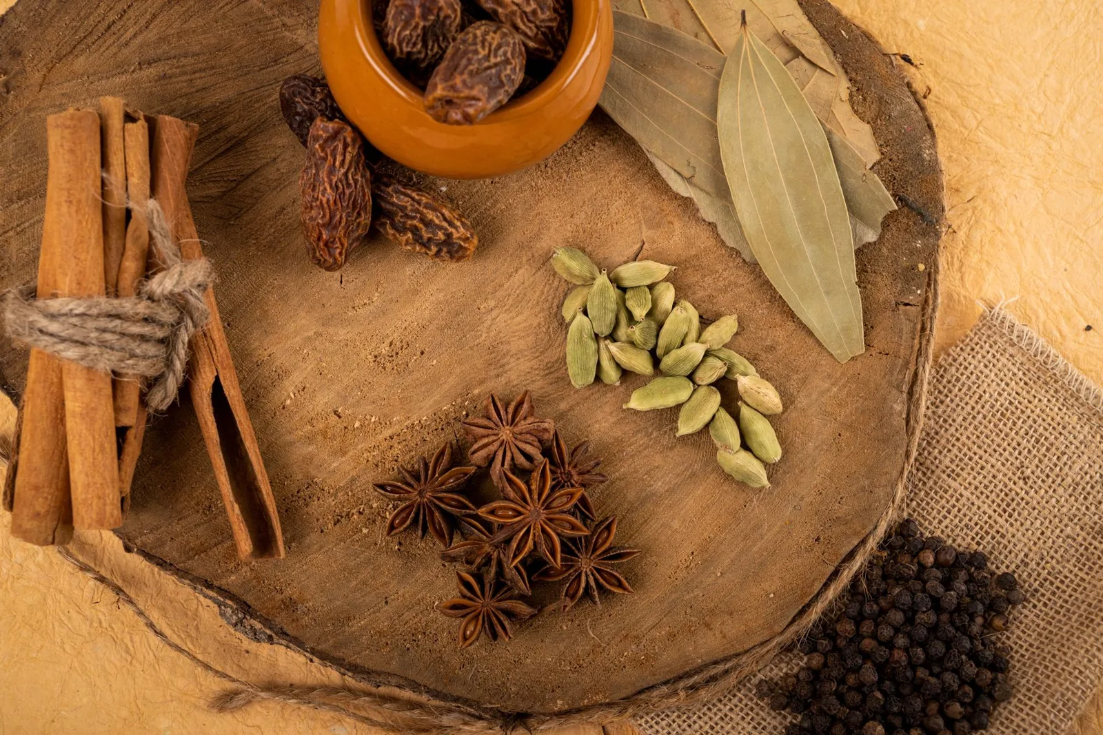Cardamom, star anise and bay leaves — the whole spices of Awadhi cooking