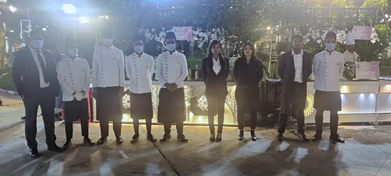 Trained hospitality staff