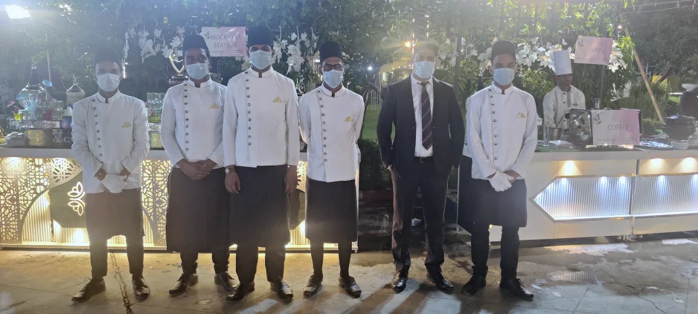 Our trained hospitality team